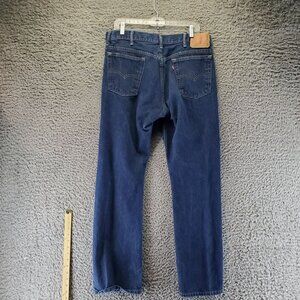 Levis Jeans Mens 36x32 Blue 517 Classic Bootcut Riveted Denim Cotton